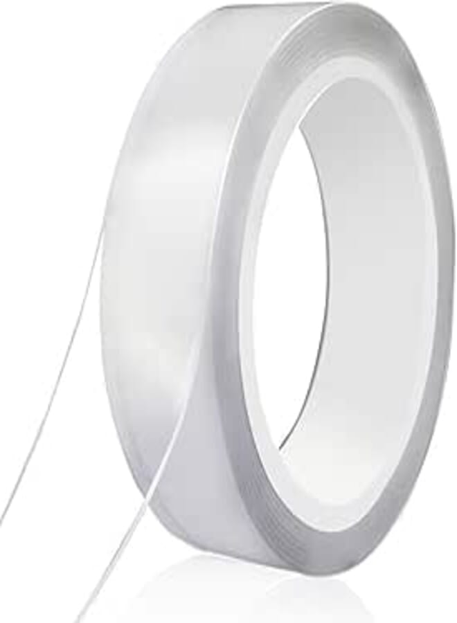 Portal Traceless Washable adhesive Tape 3m Reusable Transparent Double Sided adhesive Grip Tape, Removable Multi-Functional Non-Slip Strong adhesive Tape for Room, Wall, Carpet, Paste Items